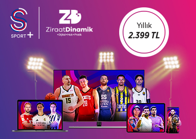 Ziraat Dinamikli Spor Tutkunlarına Özel S Sport Plus Özel İndirimi!